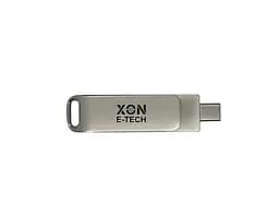 Флеш-накопичувач XON FlashDrive DuoConnect 128GB (USB 3.0 + USB Type-C) Сірий (FX3DR128MS 7621) - мініатюра 4