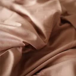 Комплект постільної білизни двоспальний 180 x 220 см SARRA Сатин Peach Персиковий - мініатюра 2