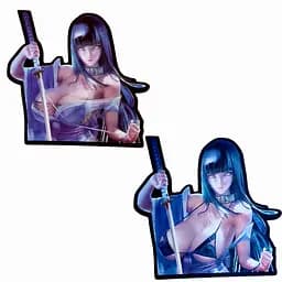 Голографічна наклейка Наруто Хіната Naruto Hinata