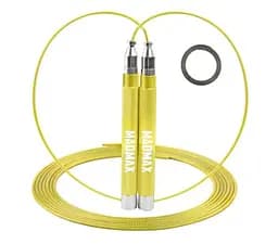 Скакалка скоростная на алюминиевая подшипниках MadMax MFA-286 Speed ​​jump rope Yellow 3 м (MFA-286-YEL-U)