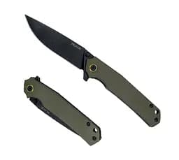 Ніж складаний Ruike P801-G G-10 темно-зелений, чорне лезо