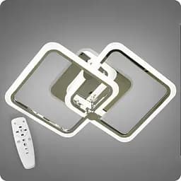 Люстра світлодіодна 517 Dlight 3color з пультом 55Вт Хром (01809)