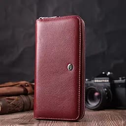 Жіночий шкіряний гаманець ST Leather 20х10х2 см acs0028486 - мініатюра 6