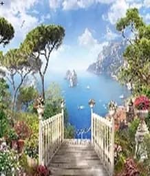 Алмазна мозаїка на підрамнику Бухта 40×50 см 70840_BGLE