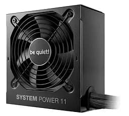 Блок живлення 550 Вт, be quiet! System Power 11, чорний, 80+ Bronze, Active PFC, 12 см, 1xMolex/5xSATA/1x16-pin/2x6+2-pin