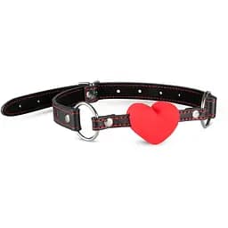 Силіконовий кляп у вигляді серця Whipped - Heart Ball Gag