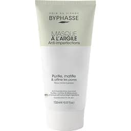 Глиняна маска для обличчя Byphasse, проти недоліків шкіри, 150 мл