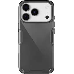 TPU чохол Nillkin Nature Pro Series для Apple iPhone 17 Pro (6.3) Чорний (прозорий) - мініатюра 3