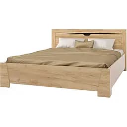 Ліжко двоспальне Еверест Ліберті-1600 160х200 см дуб крафт золотий (EVR-2087)