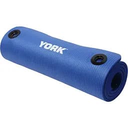 Мат для фітнесу з отворами York Fitness NBR 1см синій