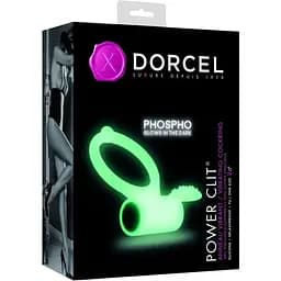 Неоновое эрекционное виброкольцо Dorcel Power 7 см зеленый