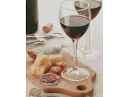 Алмазна мозаїка Strateg Келехи з коханням (30х40 см)