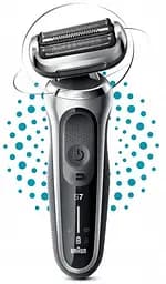 Електробритва Braun Series 7 71-S1000s Silver/Black (81770264) - мініатюра 5