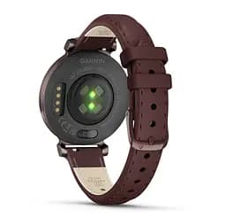 Смарт-годинник Garmin Lily 2 Classic темно-бронзовий із шкіряним ремінцем кольору шовковиці - мініатюра 2