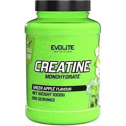 Креатин Evolite Nutrition Creatine Monohydrate 1 кг Зелене яблуко