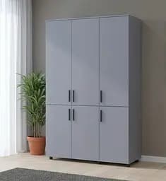 Шафа для одягу Doros Торн Сірий 3 ДСП (штанга) 135х51.6х200 (44900487) - мініатюра 5