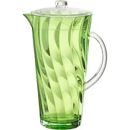 Графин J-line зеленого цвета с крышкой из пластика 2.4 л (54264)