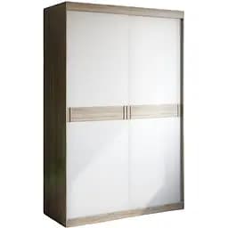 Шкаф-купе Эверест Соната 1400 двухдверный 140х60х217 дуб сонома/белый (EVR-2395)