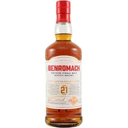 Віскі Benromach 21 yo Speyside Single Malt Scotch Whisky 43% 0.7 л