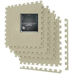 Мат-пазл (ласточкин хвост) PowerPlay EVA Puzzle Mat 120 x 120 x 1.2 см Оливковый (PP_4414_Olive)