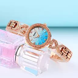 Наручний годинник жіночий 2001BU Blue Skmei acs0030414 - мініатюра 3