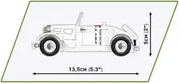 Конструктор дитячий автомобіль Citroen Traction 7C COBI 2264 - мініатюра 4