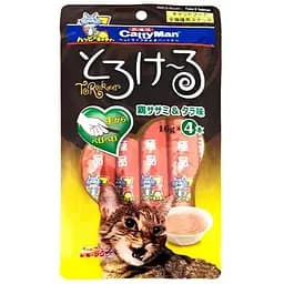 CattyMan Tuna&Salmon кэттимен смачні тунець лосось рідке ласощі для котів 4 шт. х 16 г