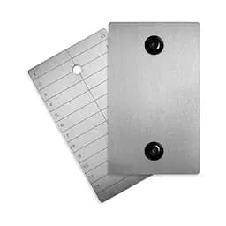 Титанові пластини ColdTi Titanium Double Plate для зберігання сід-фрази, 2 шт з двома пломбами