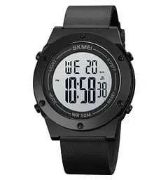 Мужские спортивные часы Skmei 1772 (Черный с белым)
