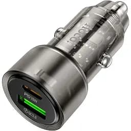 Автомобильное зарядное устройство Hoco Z52 Spacious PD38W(1C1A) car charger Черный