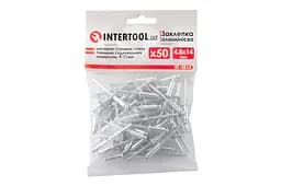 Витяжні заклепки з плоскою головкою Intertool 4.8 х 14.0 мм (в упаковці 50 шт.) - мініатюра 3