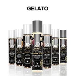 Лубрикант на водній основі System Jo Gelato, 30 мл, Білий шоколад з малиною - мініатюра 5