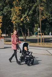 Прогулянкова коляска 4Baby Moody XXII Black - мініатюра 2