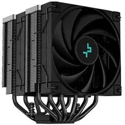 Кулер для процесора DeepCool AK620 ZERO DARK чорний алюміній/мідь 2x120 мм Intel 1700/1200/115x/2066/2011 AMD AM5/AM4 260
