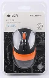 Комп'ютерна миша A4Tech Fstyler FG10S 2000dpi Black+Orange teh0020459 - мініатюра 5