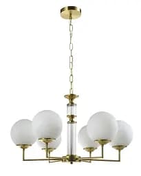 Люстра Edlin PL321163-6 Amiria E27 6x12W IP20 латунний