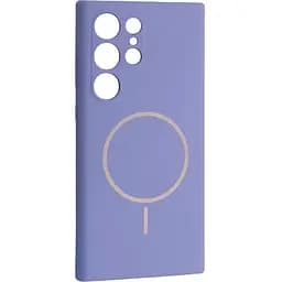 Чехол DK Luxury Silicone Case with MagSafe для Samsung Galaxy S24 Ultra Elegant Purple [132234]