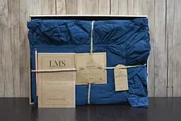 Постільна білизна Exclusive Dress Blue Варена Бавовна Limasso pbe0051005 - мініатюра 2