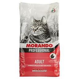 Сухий корм для дорослих котів Morando Professional з яловичиною та куркою 2 кг