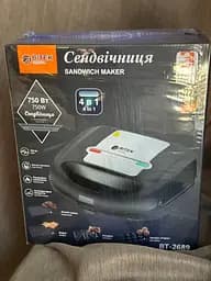 Мультимейкер 4в1 Bitek BT-2689 знімні форми з антипригарним покриттям 750 Вт Чорний - мініатюра 7