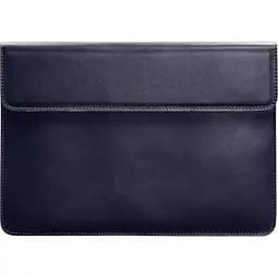 Шкіряний чохол-конверт BlankNote на магнітах для MacBook 16 дюймів Темно-синій