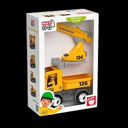 Машинка Efko MultiGO Вантажівка + кран 2 в 1, жовта (27323)