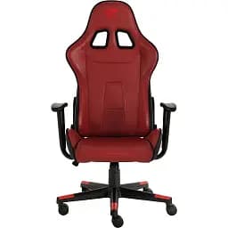 Геймерское кресло GT Racer черное с красным (X-2317 Black/Wine Red)