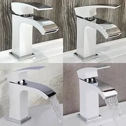 Змішувач для раковини Qtap Swan Cascada QTSWA270CRW45568 Chrome/White - мініатюра 7
