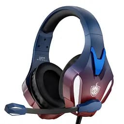 Игровые наушники Kotion Each H-9 с подсветкой (Синий)

