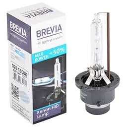 Ксеноновая лампа Brevia D2S +50%, 5500K, 85V, 35W PK32d-2, 1шт(85215MP)