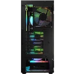 Корпус LogicConcept PORTOS MESH+GLASS ARGB fans 4x120mm BLACK без БЖ ATX - мініатюра 6