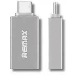 Переходник-Usb Remax отг RA-OTG1 Type C-USB 3.0 silver