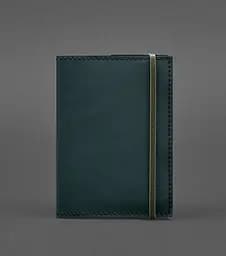 Кожаная обложка для паспорта 1.0 зеленая