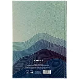 Книга записна Axent Waves A4 в клітинку 96 аркушів синя (8422-562-A) - мініатюра 4
